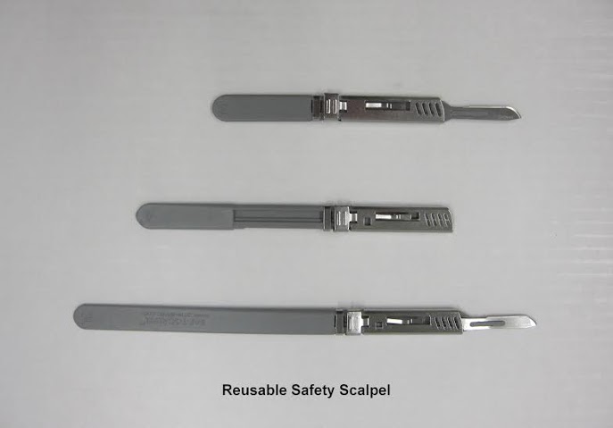 Reusable Saf-T-Scalpel™ Patented