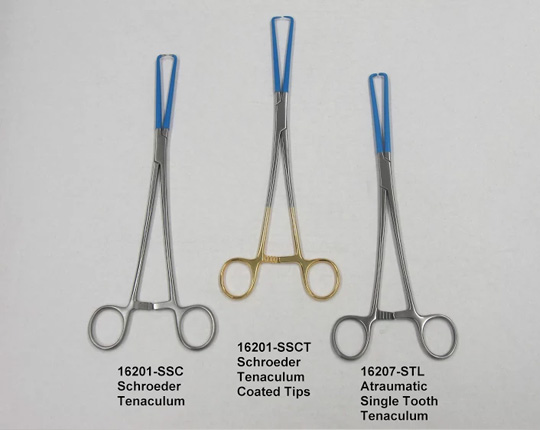 Tenacula (Schroeder Tenaculum, Atraumatic Single Tooth Tenaculum)