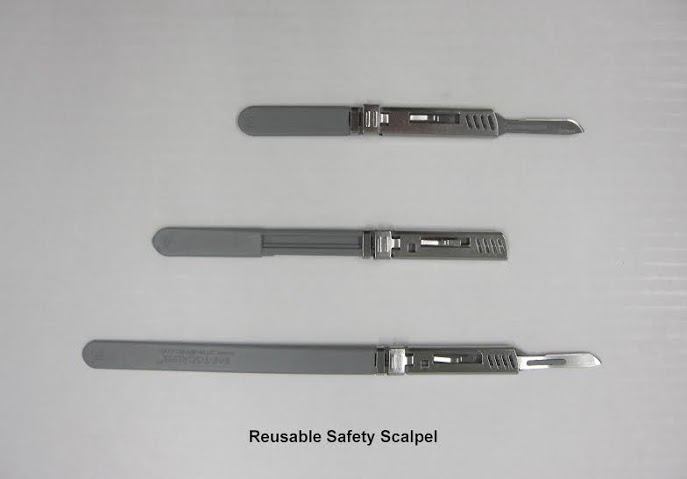 Reusable Safety Scalpel